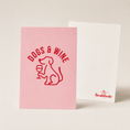 Bild in Galerie-Betrachter laden, Postkarte Dogs & Wine Rosa