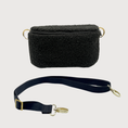 Bild in Galerie-Betrachter laden, Bauchtasche Stay Wild Teddy Black mit Wechselgurt
