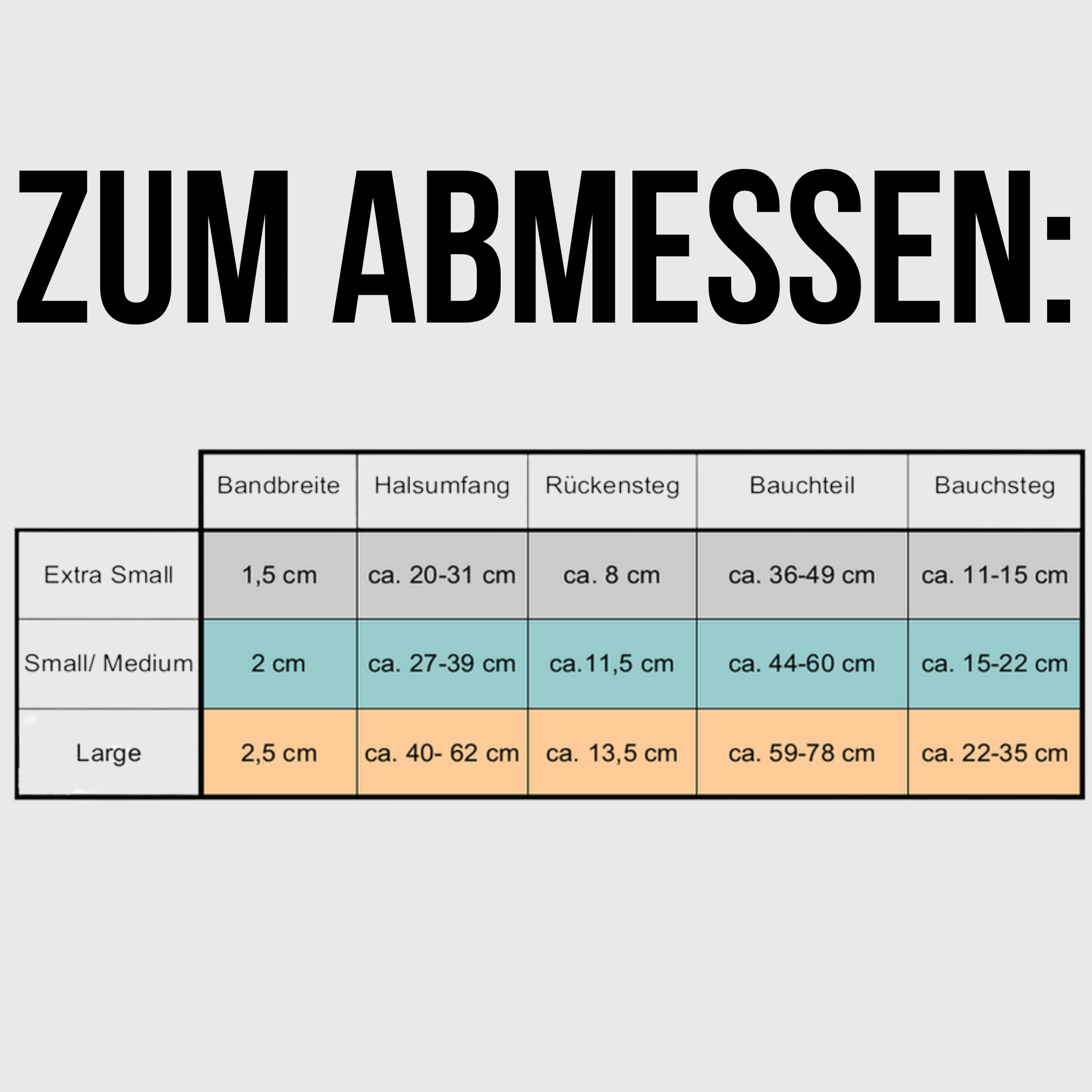 Hundegeschirr Basic Champagner