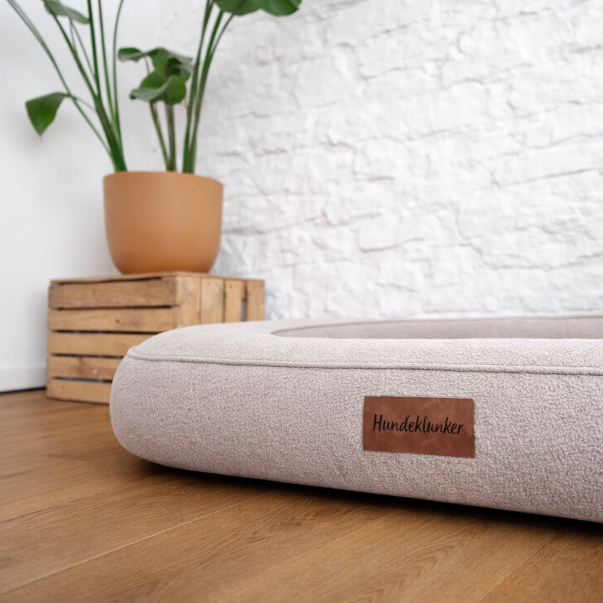 Hundebett Toni Beige Memory Matratze