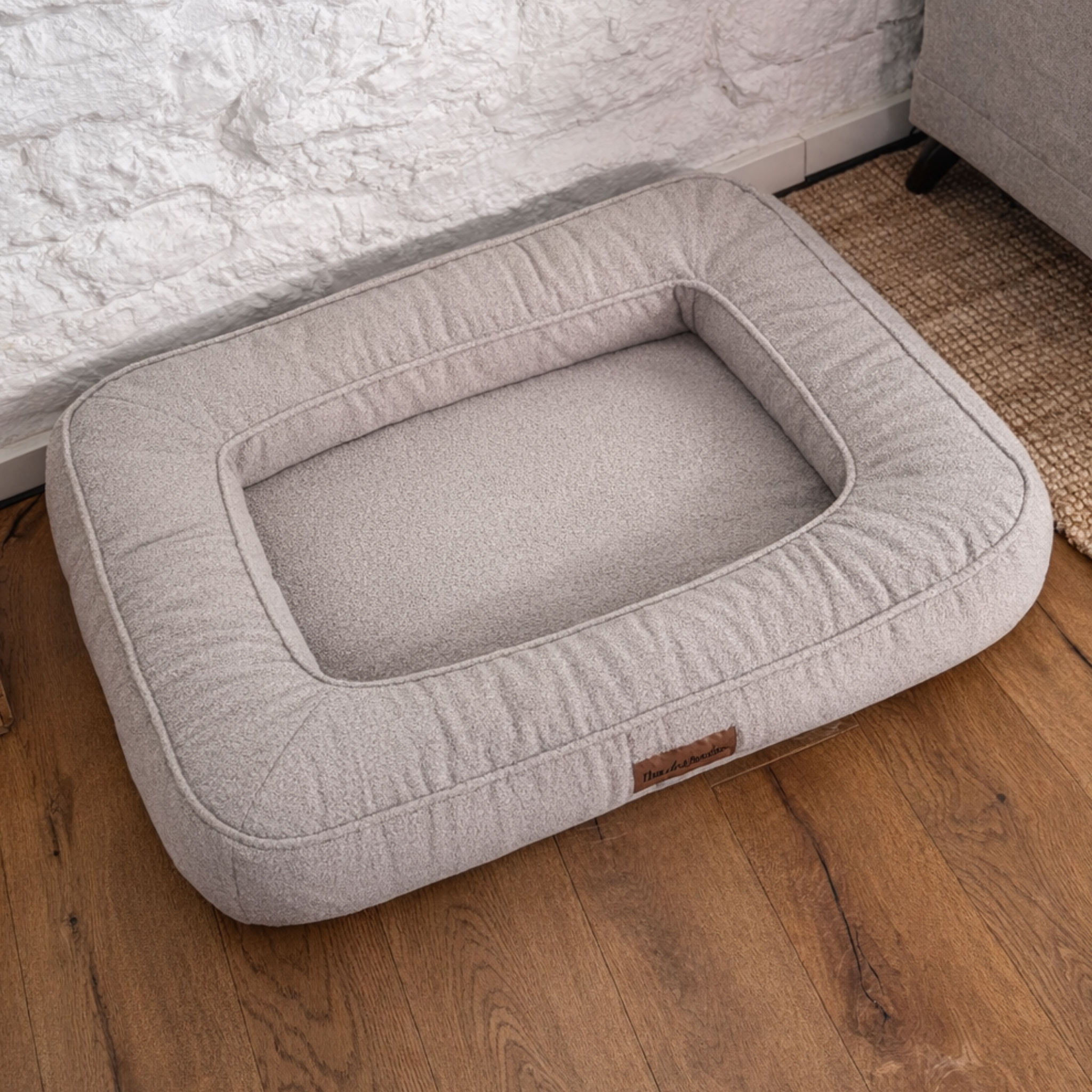 Hundebett Toni Beige Memory Matratze