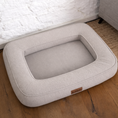 Bild in Galerie-Betrachter laden, Hundebett Toni Beige Memory Matratze
