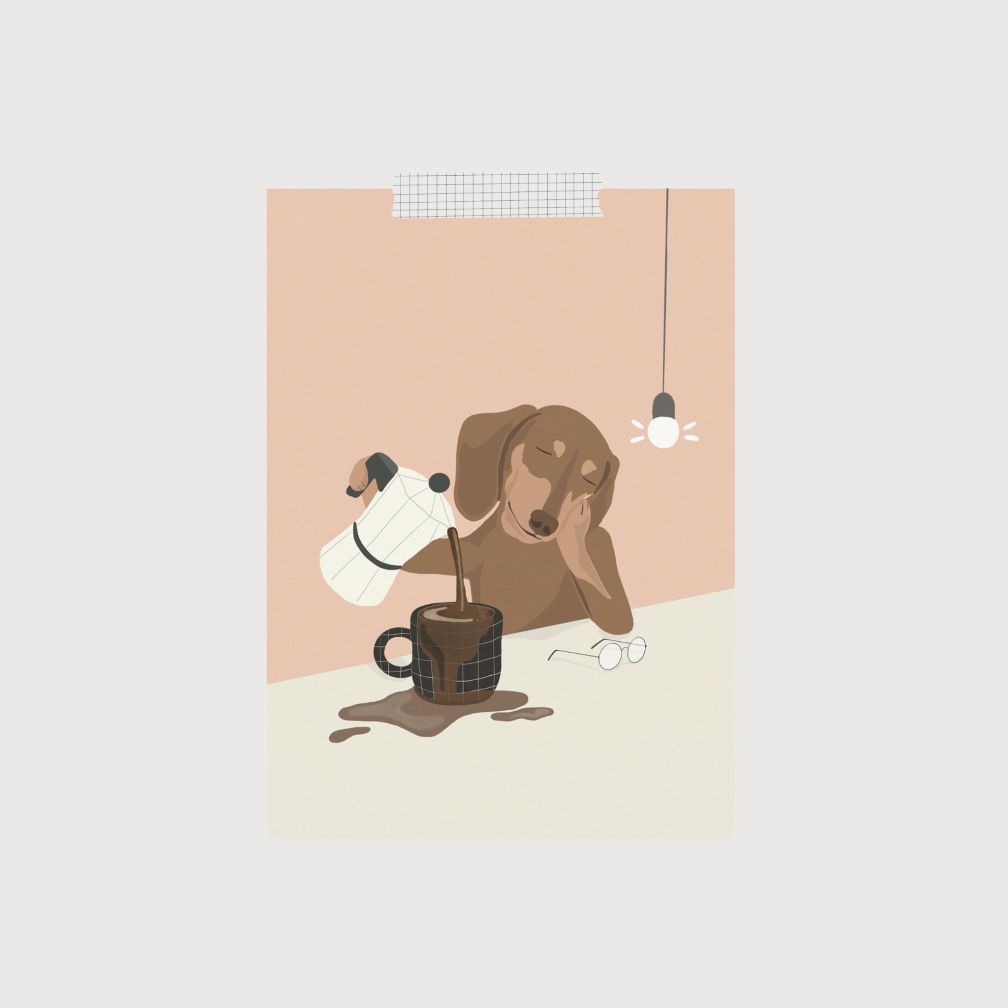 Postkarte COFFEE