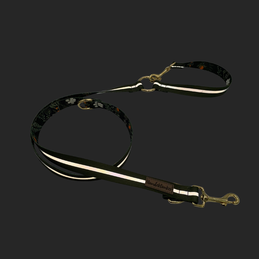 City-Hundeleine Urban meets Nature Oliv Reflektor