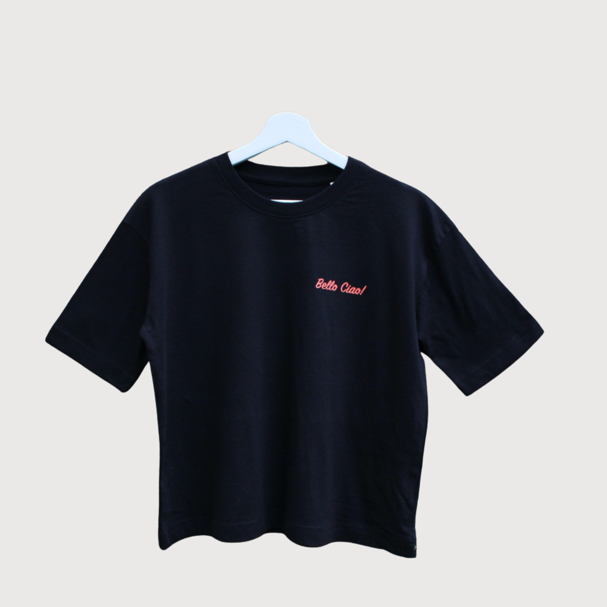 Crop T-Shirt BELLO CIAO Schwarz