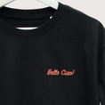 Bild in Galerie-Betrachter laden, Crop T-Shirt BELLO CIAO Schwarz
