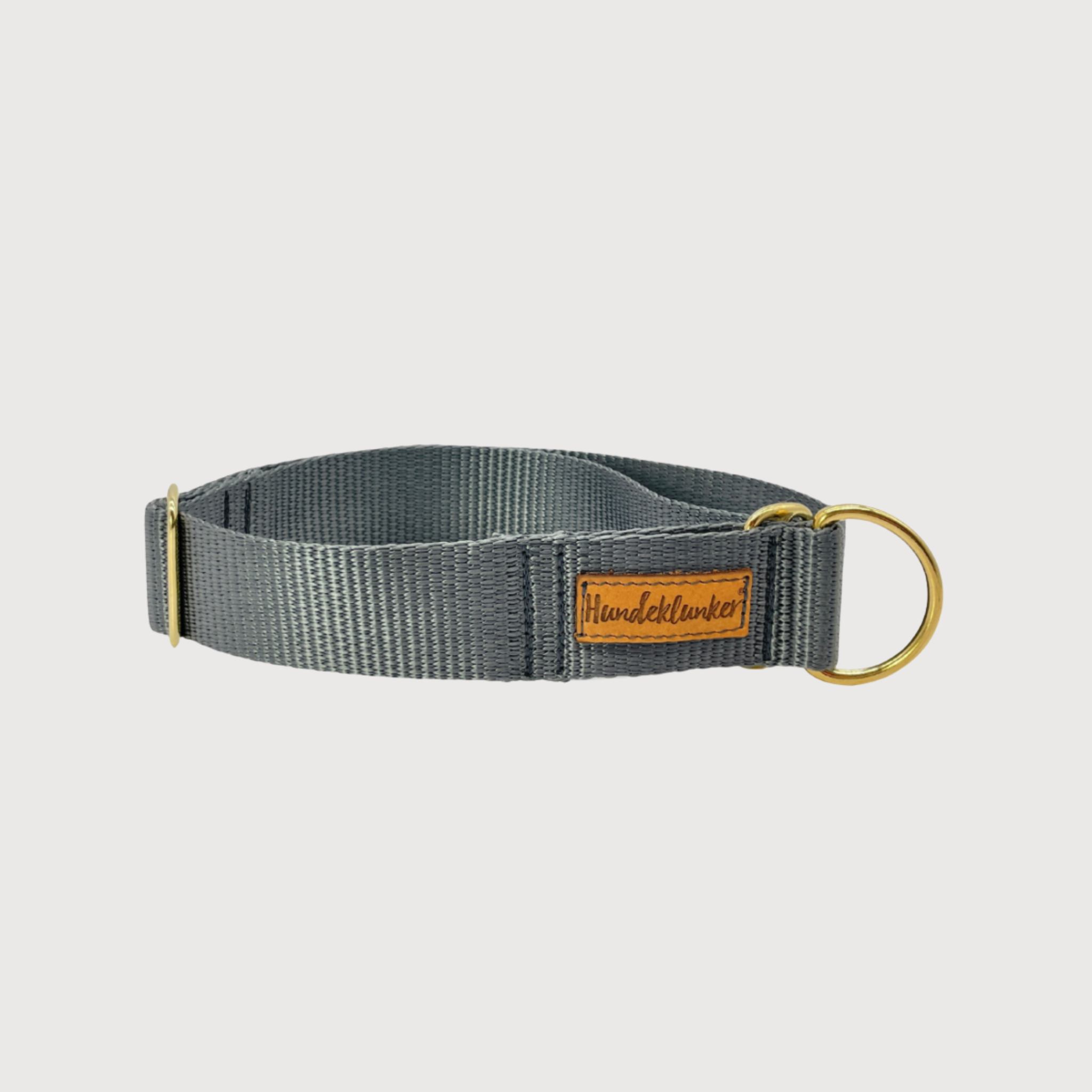 Zugstopp-Hundehalsband Basic Anthrazit