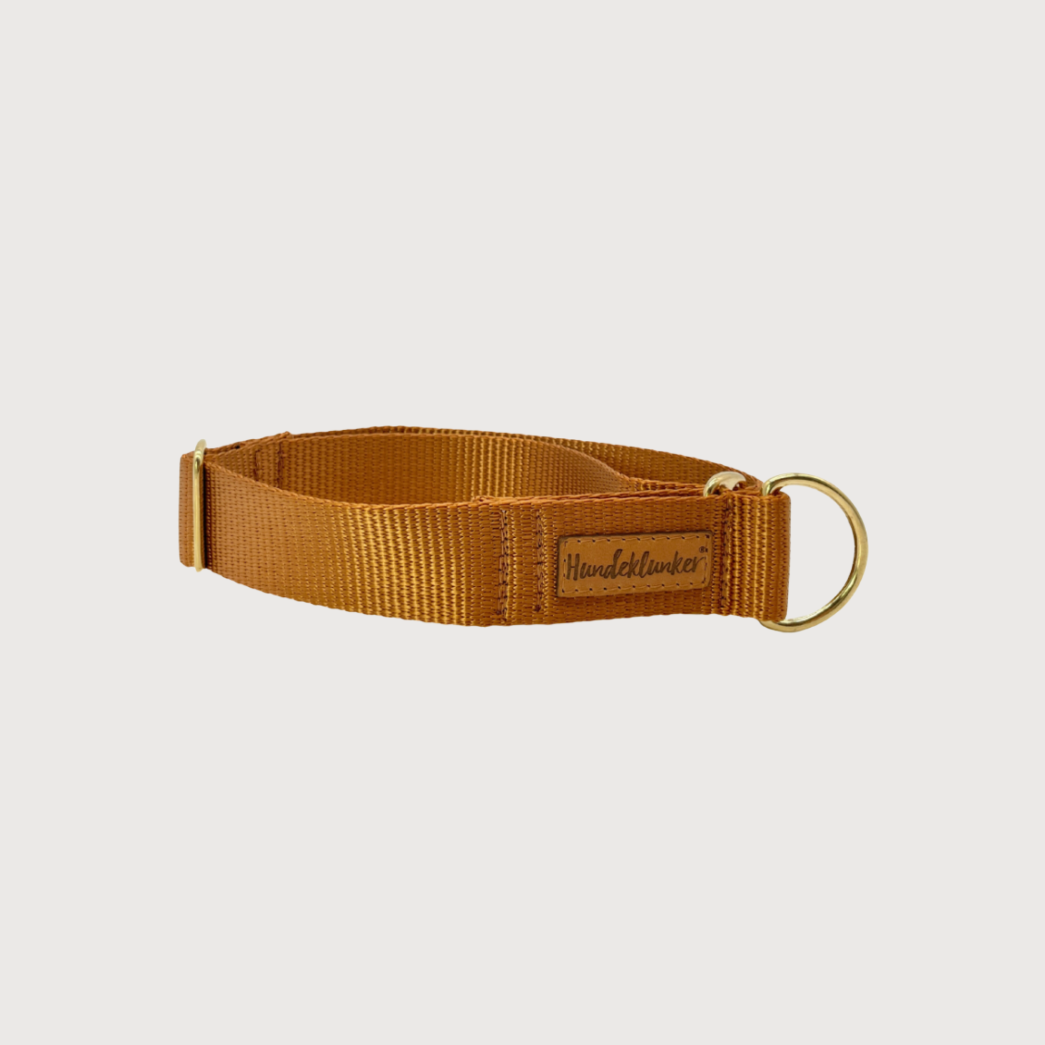 Zugstopp-Hundehalsband Basic Cognac