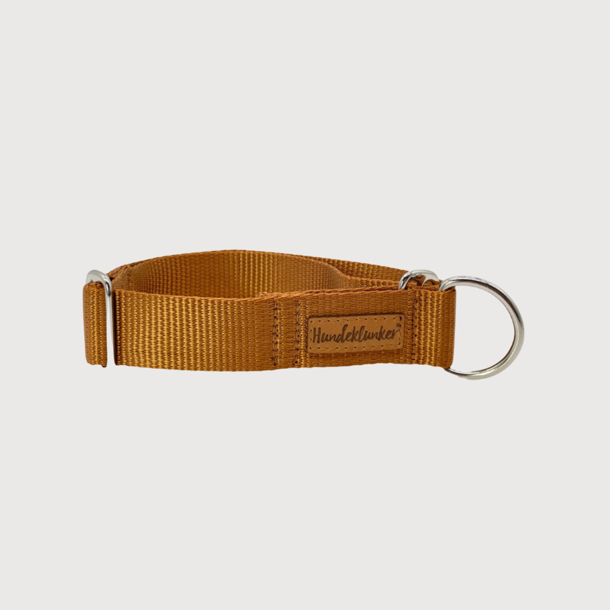 Zugstopp-Hundehalsband Basic Cognac