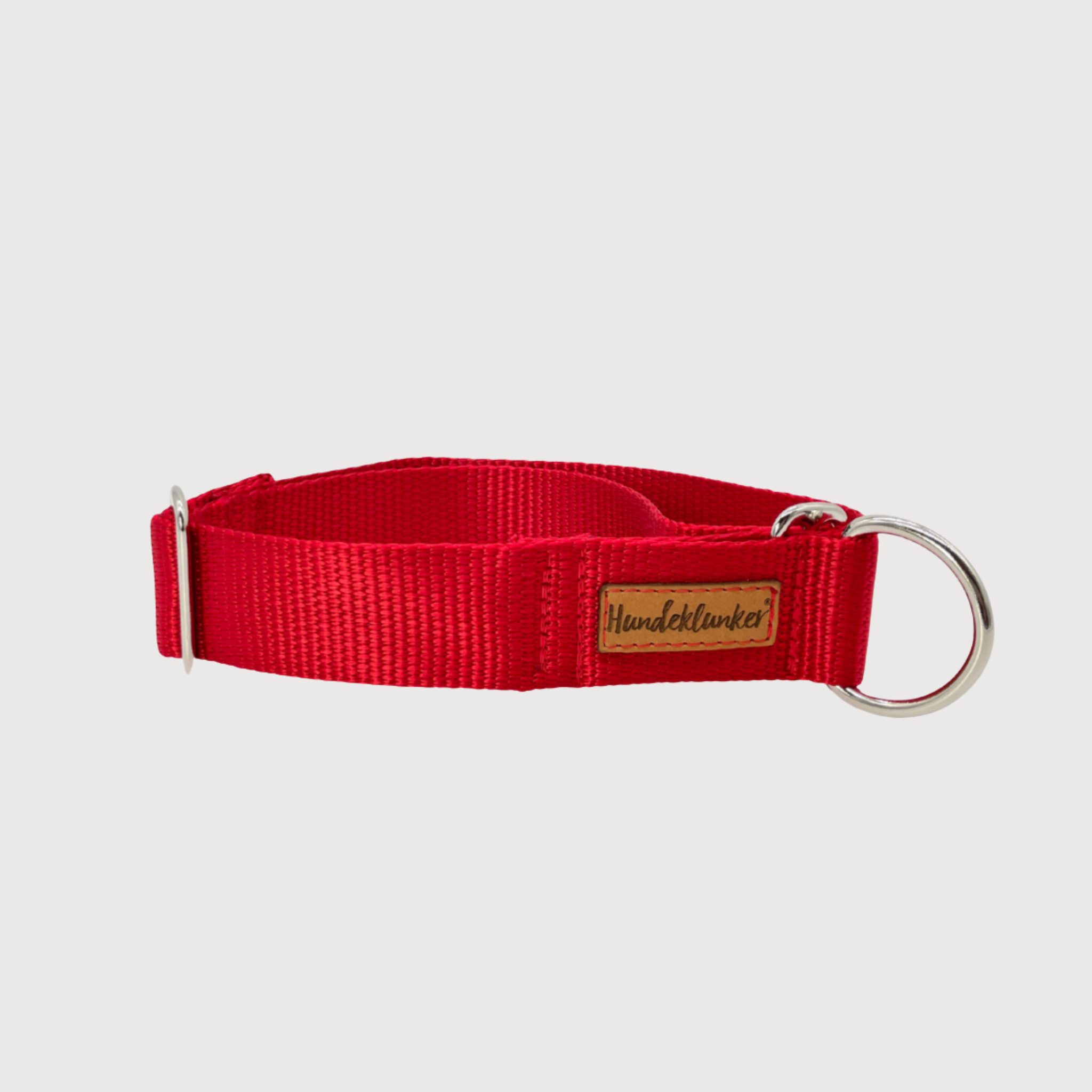 Zugstopp-Hundehalsband Basic Rot