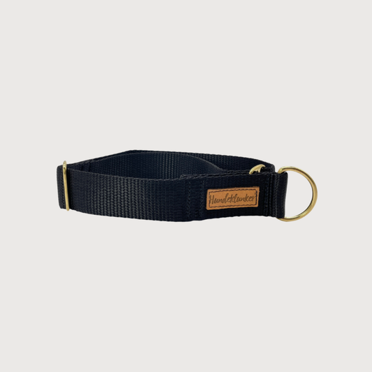 Zugstopp-Hundehalsband Basic Schwarz