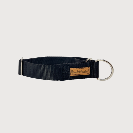 Zugstopp-Hundehalsband Basic Schwarz