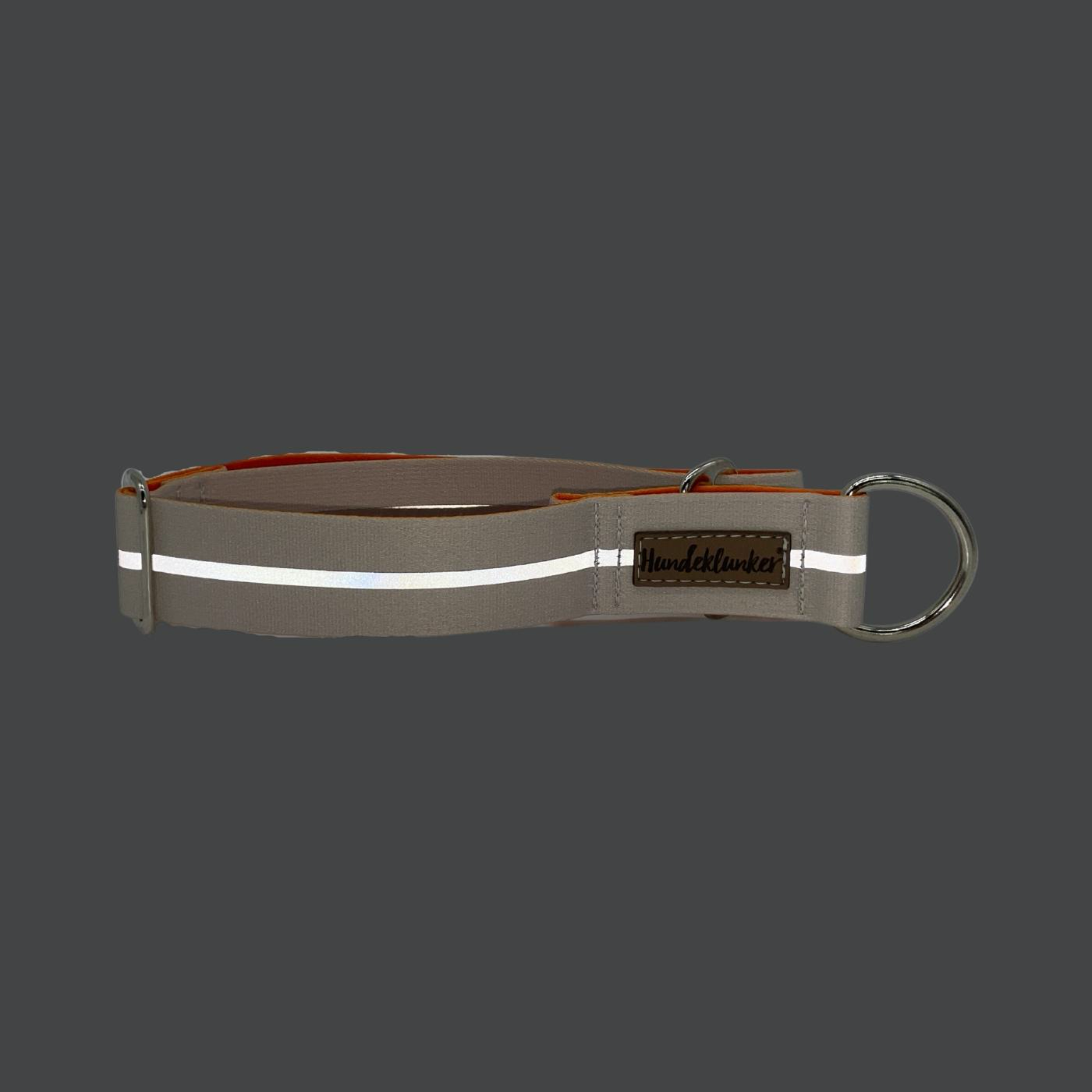 Zugstopp-Hundehalsband Urban meets Nature Beige Reflektor