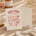 Bild in Galerie-Betrachter laden, Postkarte Dogs & Wine make everything fine Offwhite
