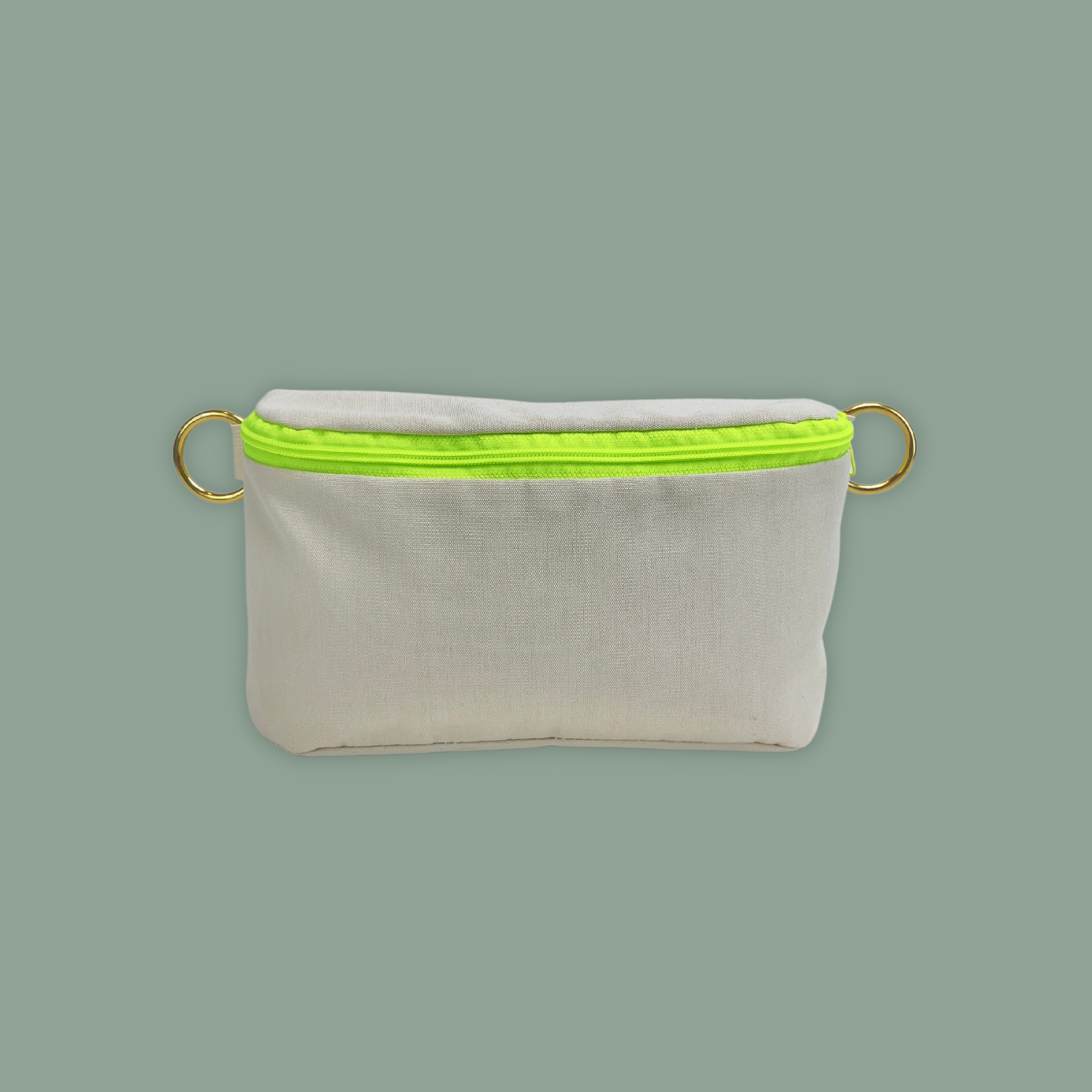 Bauchtasche La vie est belle Beige mit Wechselgurt