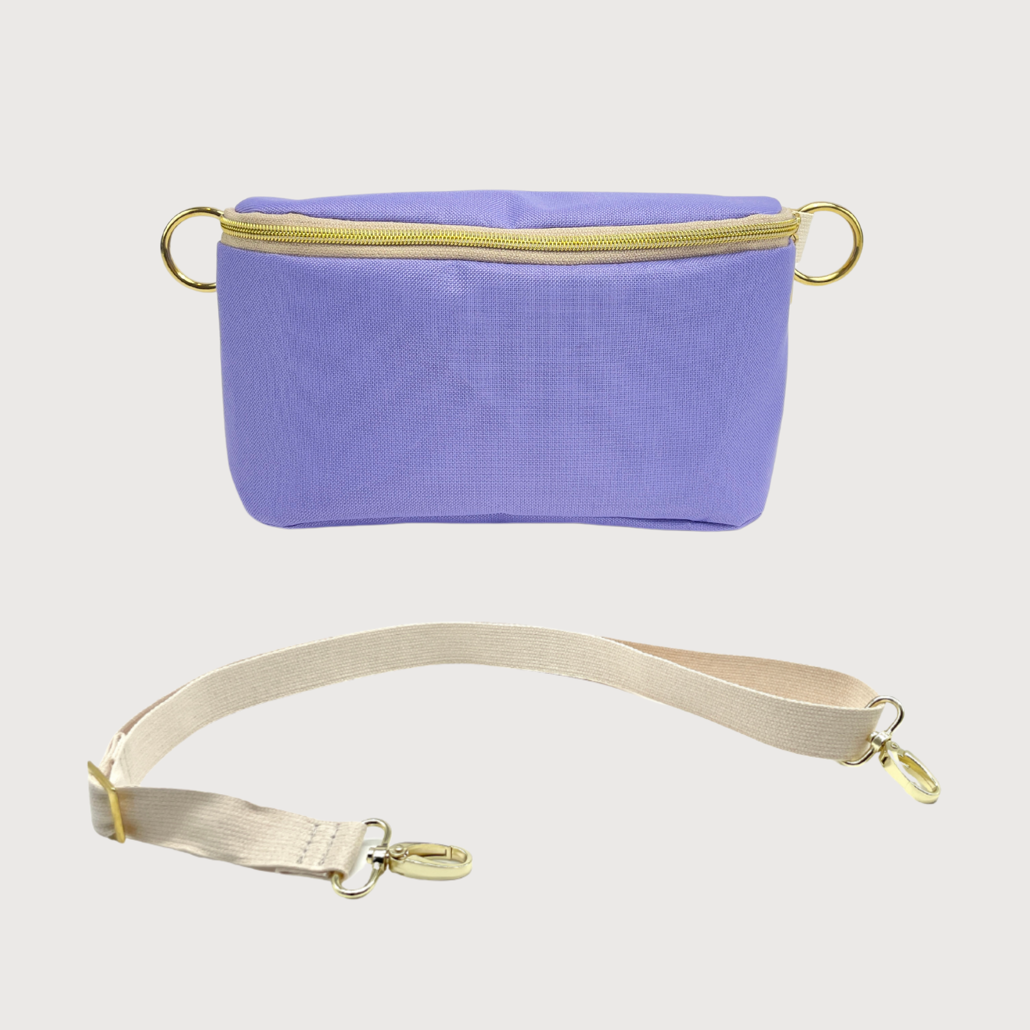 Bauchtasche La vie est belle Lavendel mit Wechselgurt