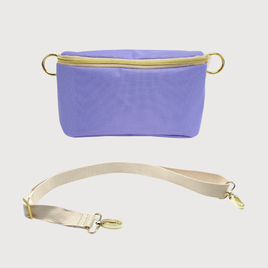 Bauchtasche La vie est belle Lavendel mit Wechselgurt