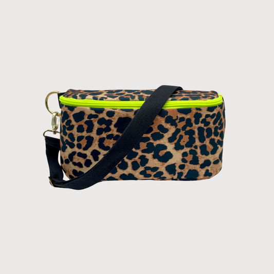 Bauchtasche Stay Wild Leo Neongelb mit Wechselgurt