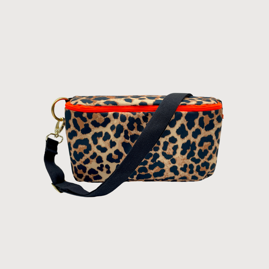 Bauchtasche Stay Wild Leo Neonorange mit Wechselgurt