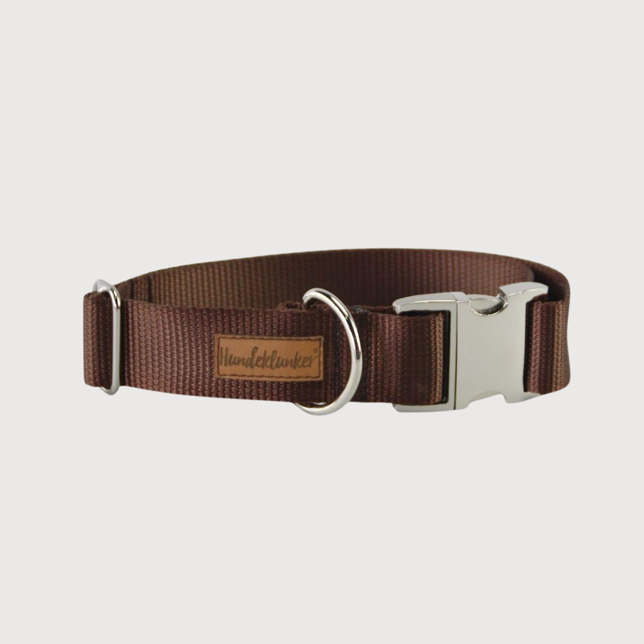 Hundehalsband Basic Braun