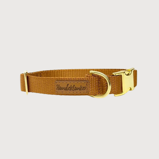 Hundehalsband Basic Cognac
