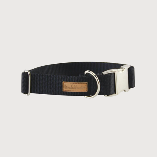 Hundehalsband Basic Schwarz