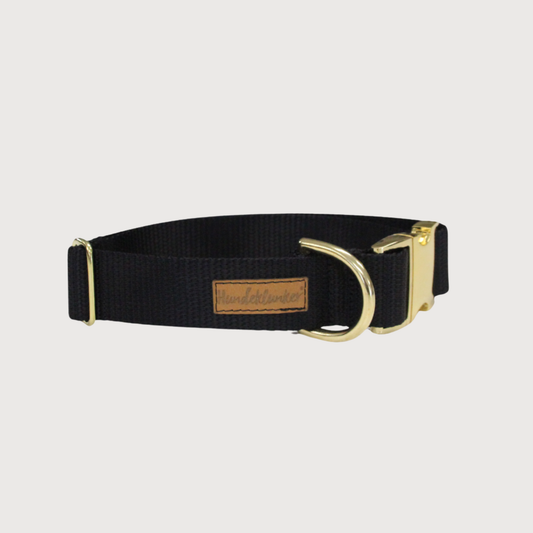 Hundehalsband Basic Schwarz