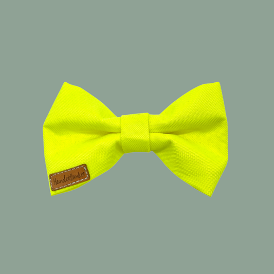 Hundefliege La vie est belle Neongelb