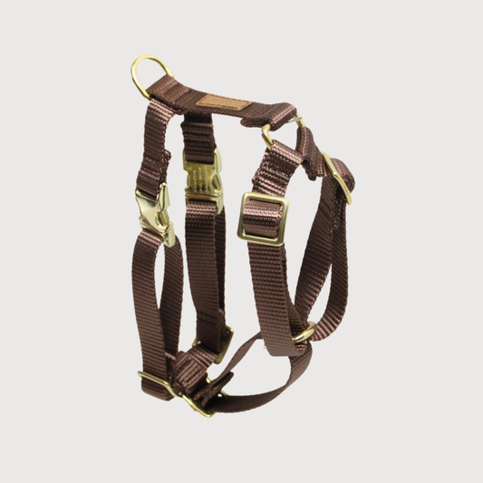 Hundegeschirr Basic Braun