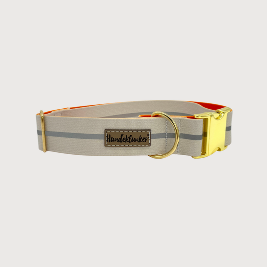 Hundehalsband Urban meets Nature Beige Reflektor