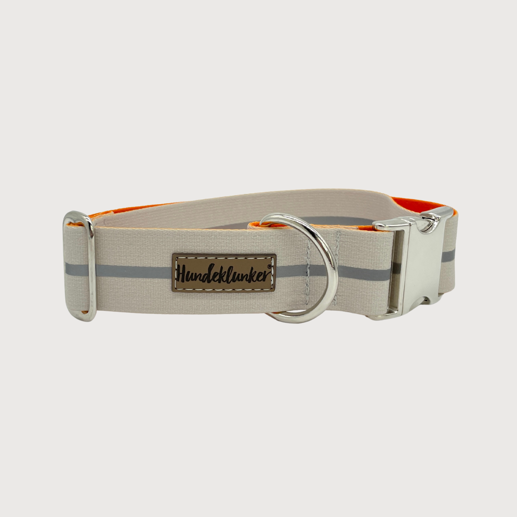 Hundehalsband Urban meets Nature Beige Reflektor