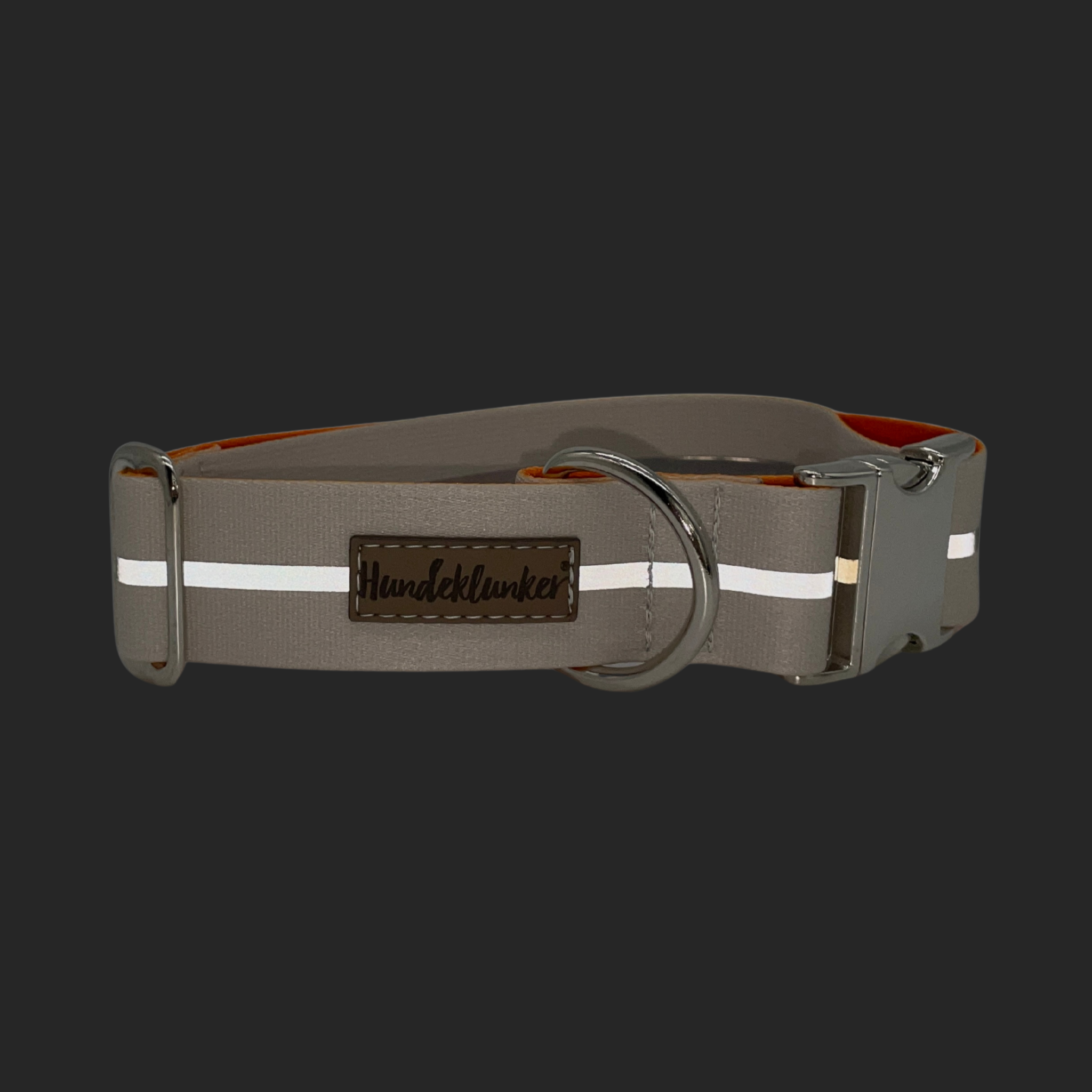 Hundehalsband Urban meets Nature Beige Reflektor
