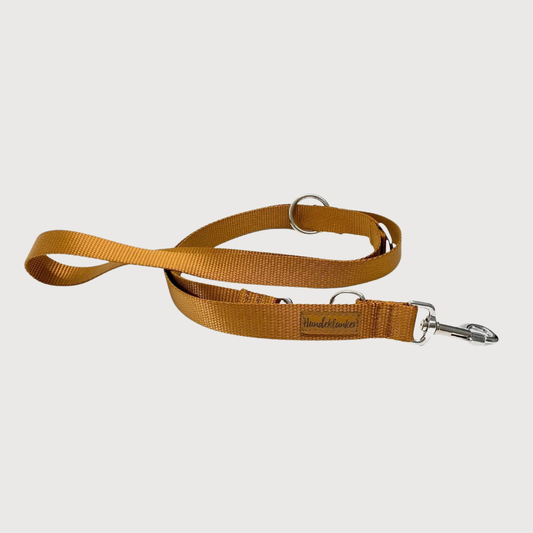 Hundeleine Basic Cognac