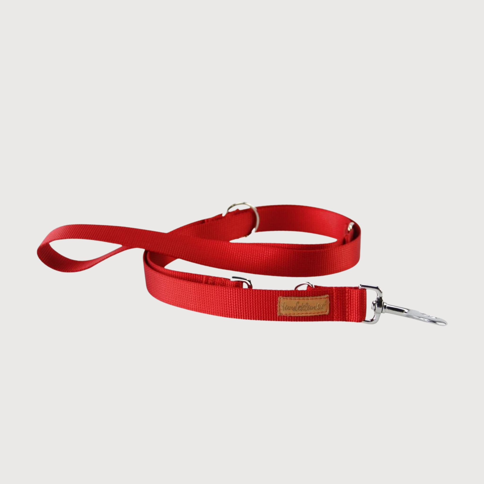 Hundeleine Basic Rot
