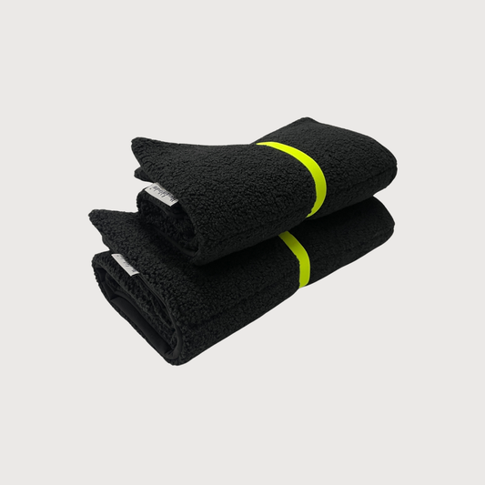 Hundedecke To Go Stay Wild Teddy Black Neongelb