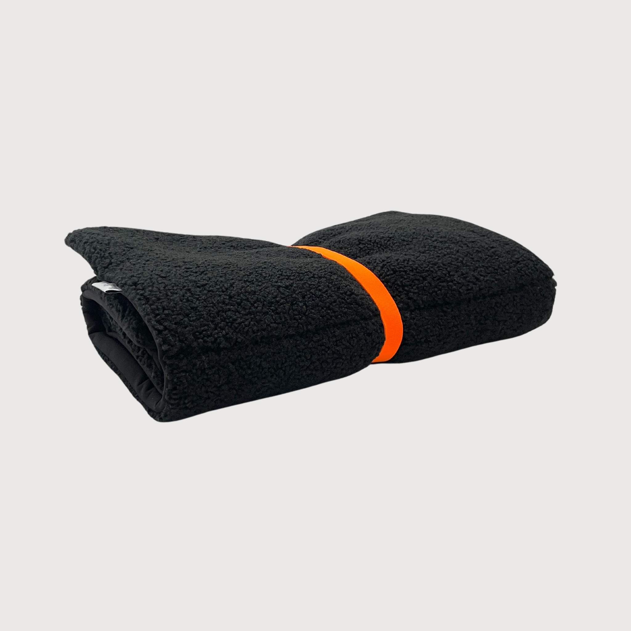 Hundedecke To Go Stay Wild Teddy Black Neonorange