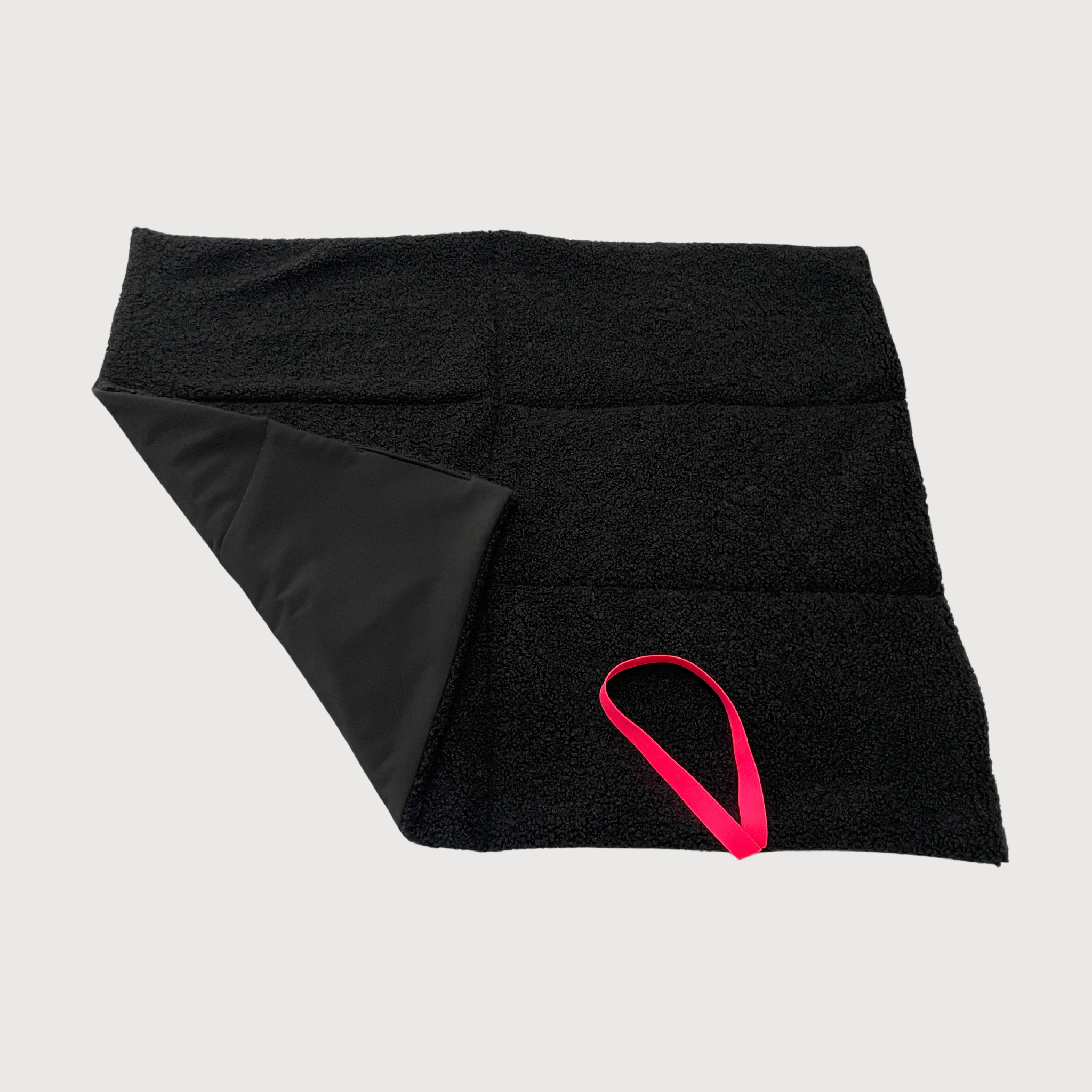 Hundedecke To Go Stay Wild Teddy Black Pink