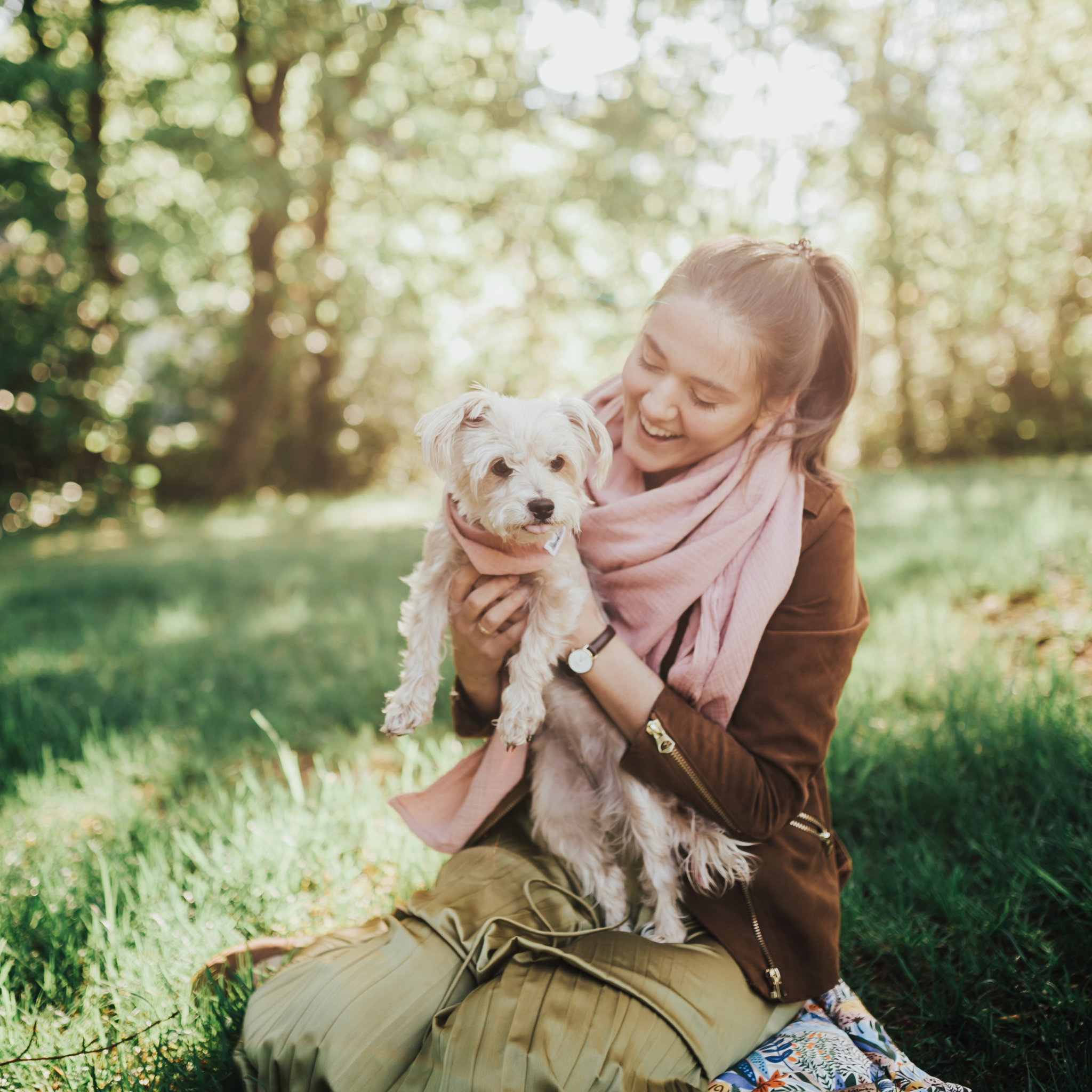 Musselin XXL Tuch Altrosa