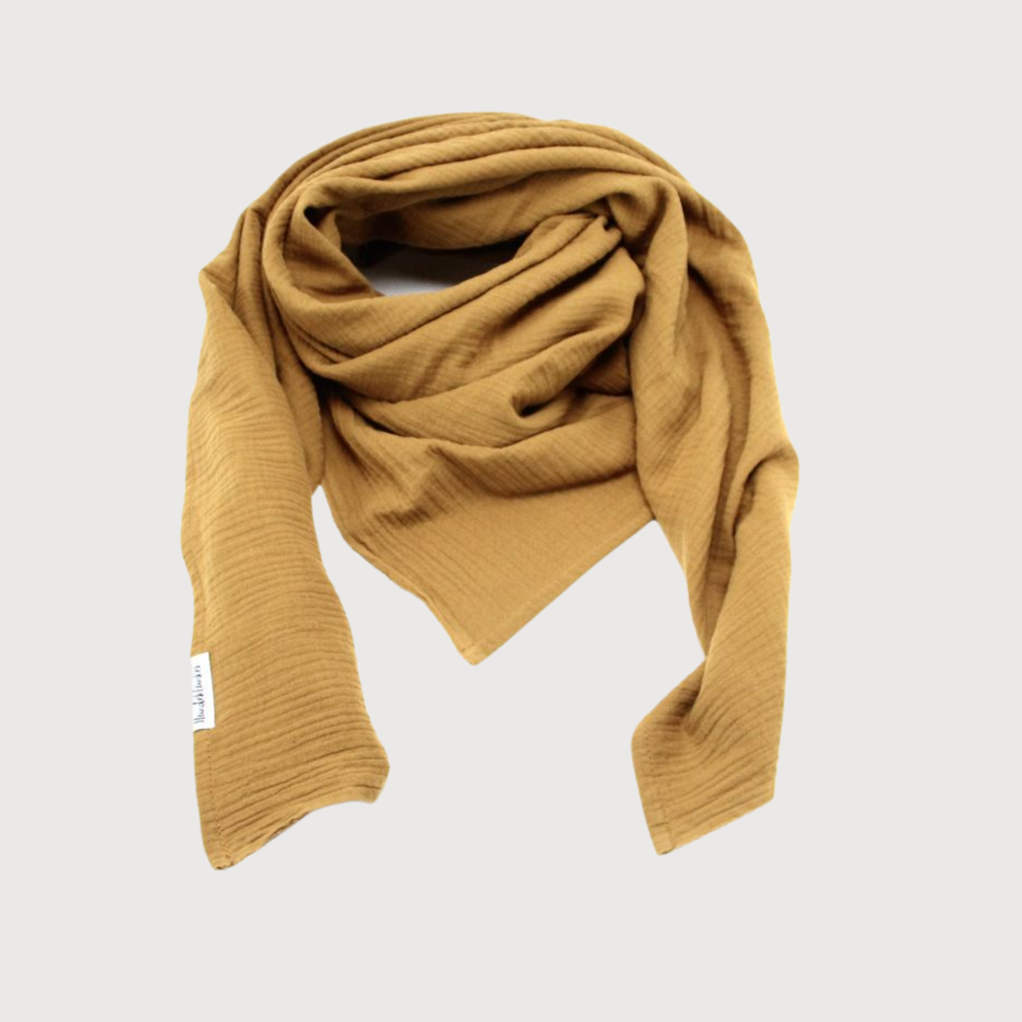 Musselin XXL Tuch Caramel