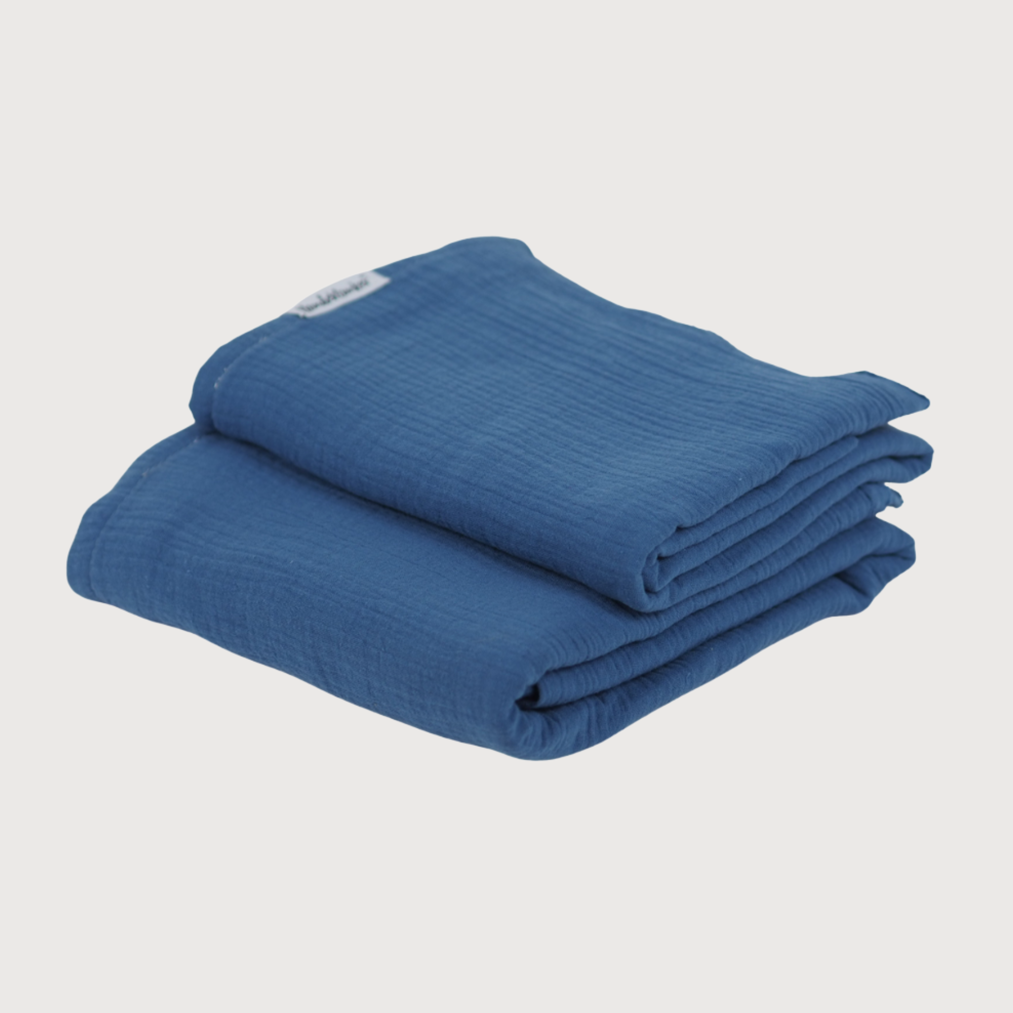 Musselin Tuch Friesenblau