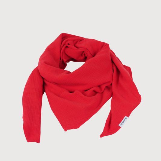 Musselin Tuch Rot