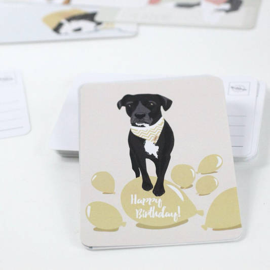 Postkarte HAPPY BIRTHDAY