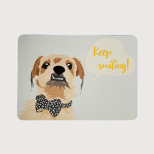 Postkarte KEEP SMILING