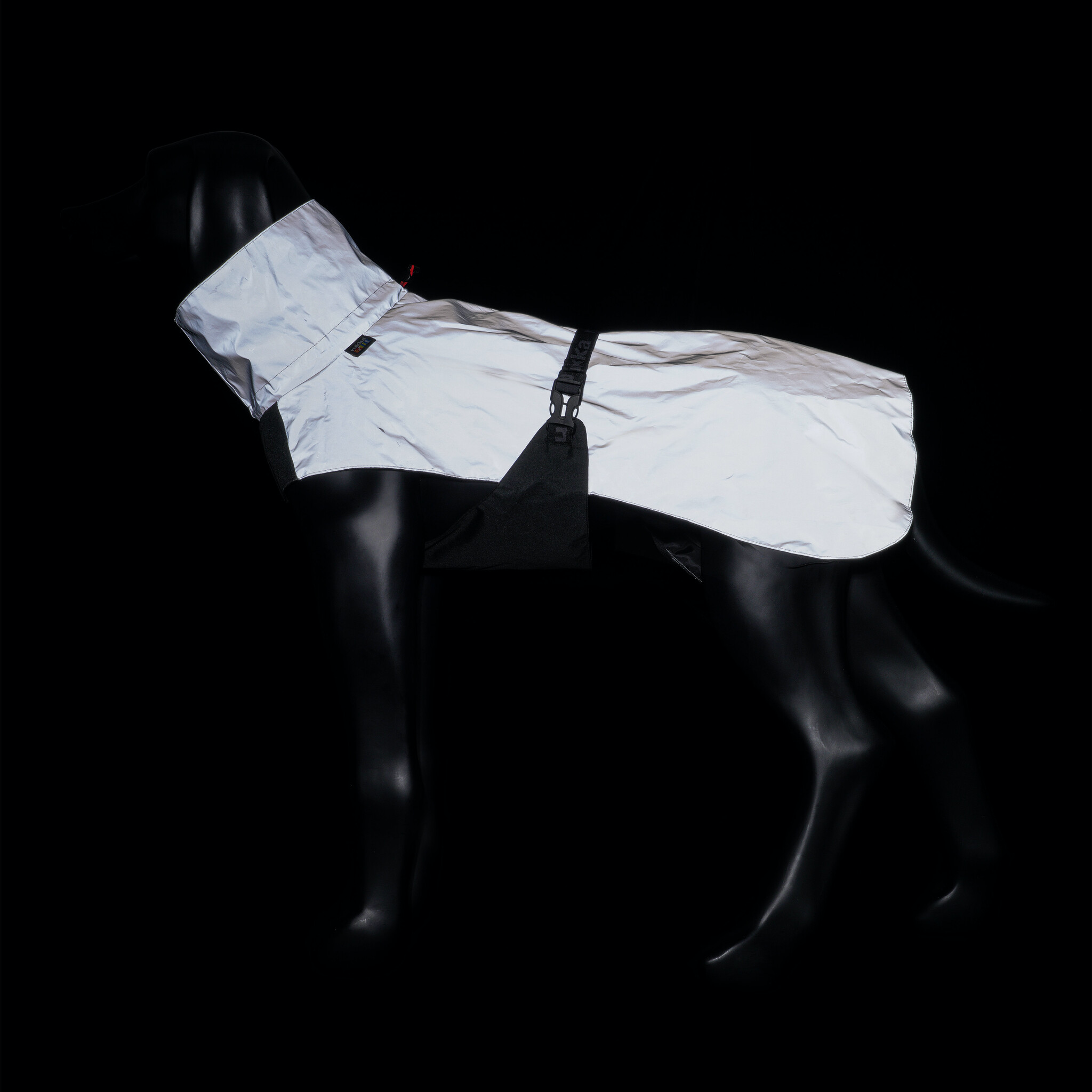 Regenmantel SHINE RAINCOAT - reflektierendes Grau