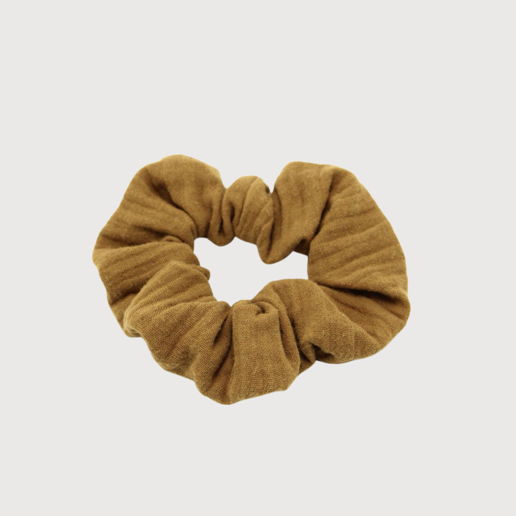 Musselin Scrunchie Caramel