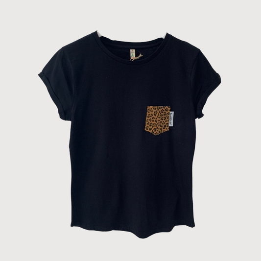 T-Shirt mit Tasche Leo