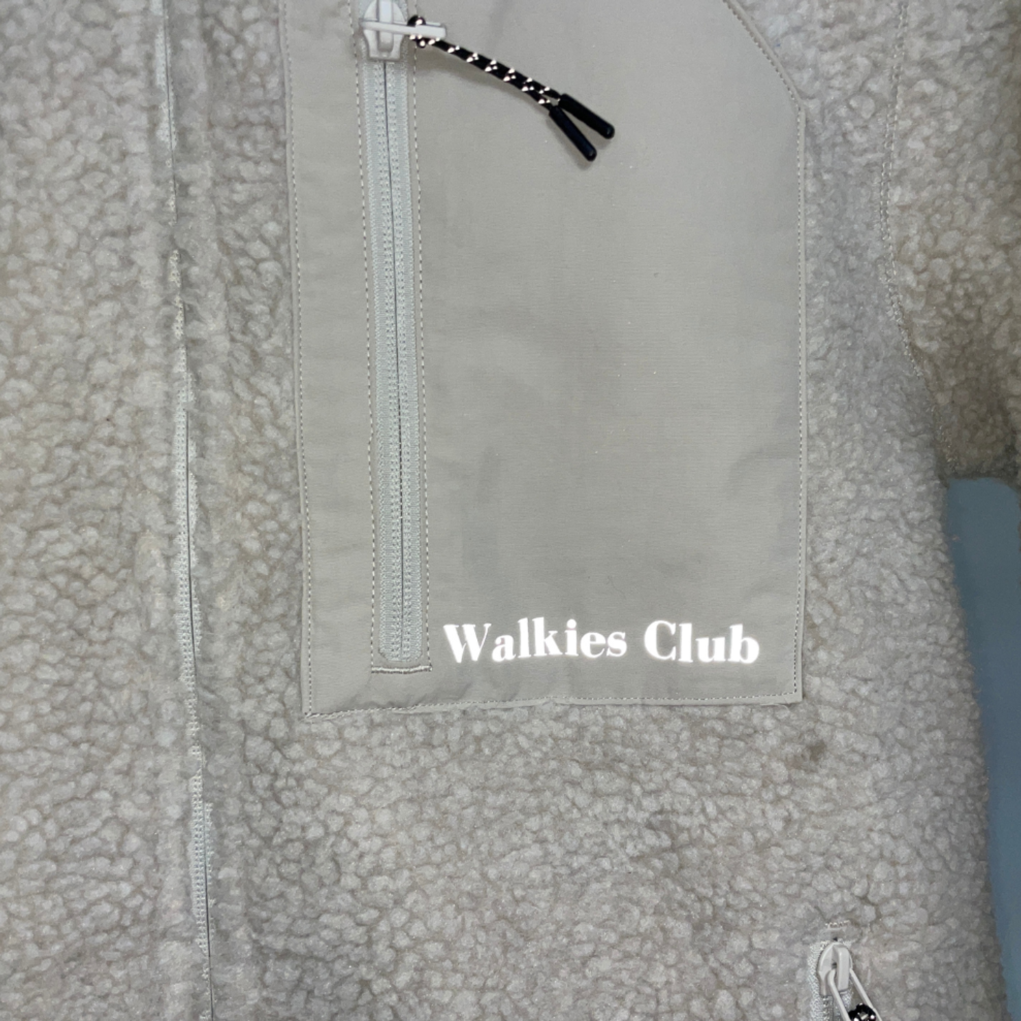 Teddy-Jacke WALKIES CLUB Beige