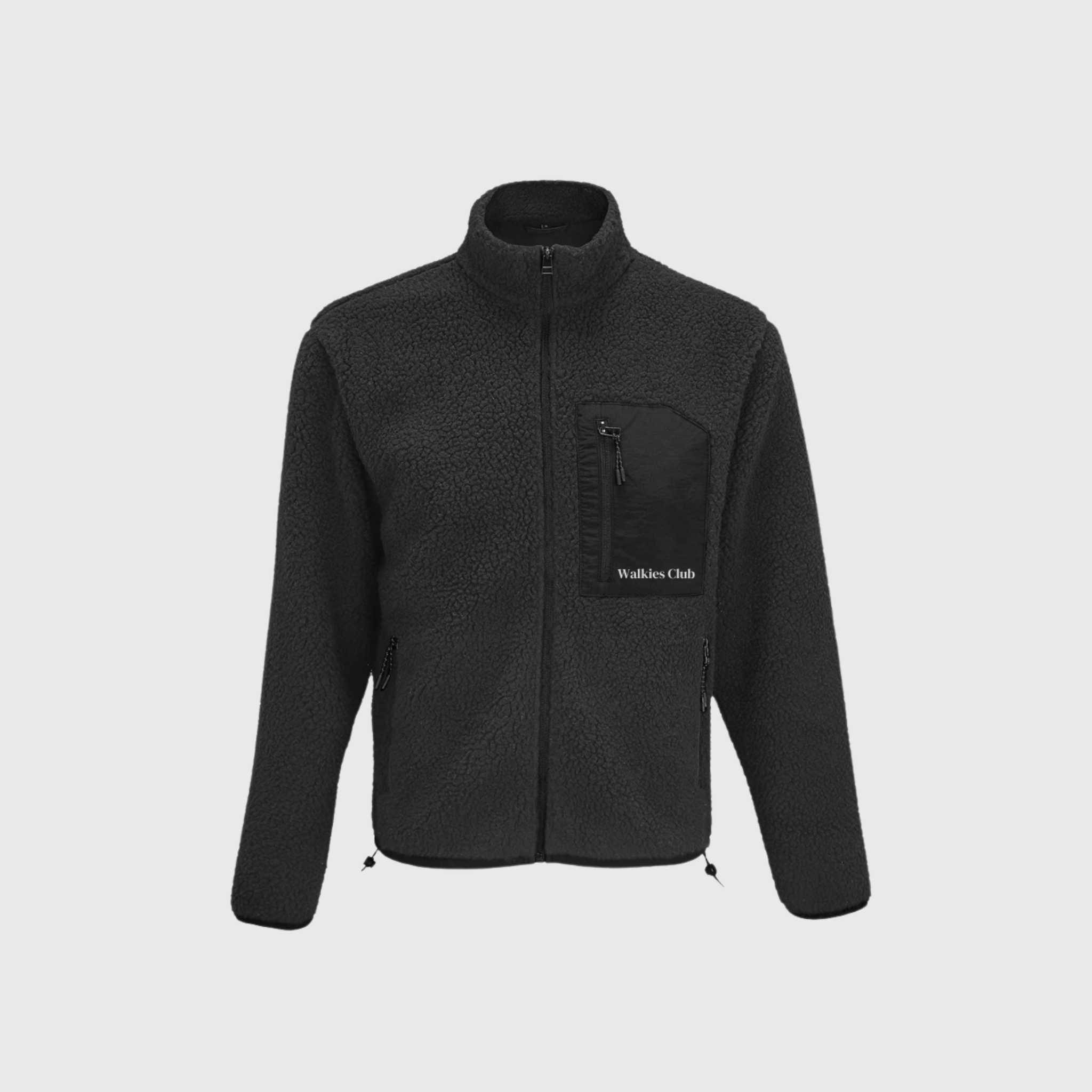 Teddy-Jacke WALKIES CLUB Black