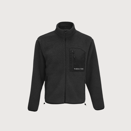 Teddy-Jacke WALKIES CLUB Black